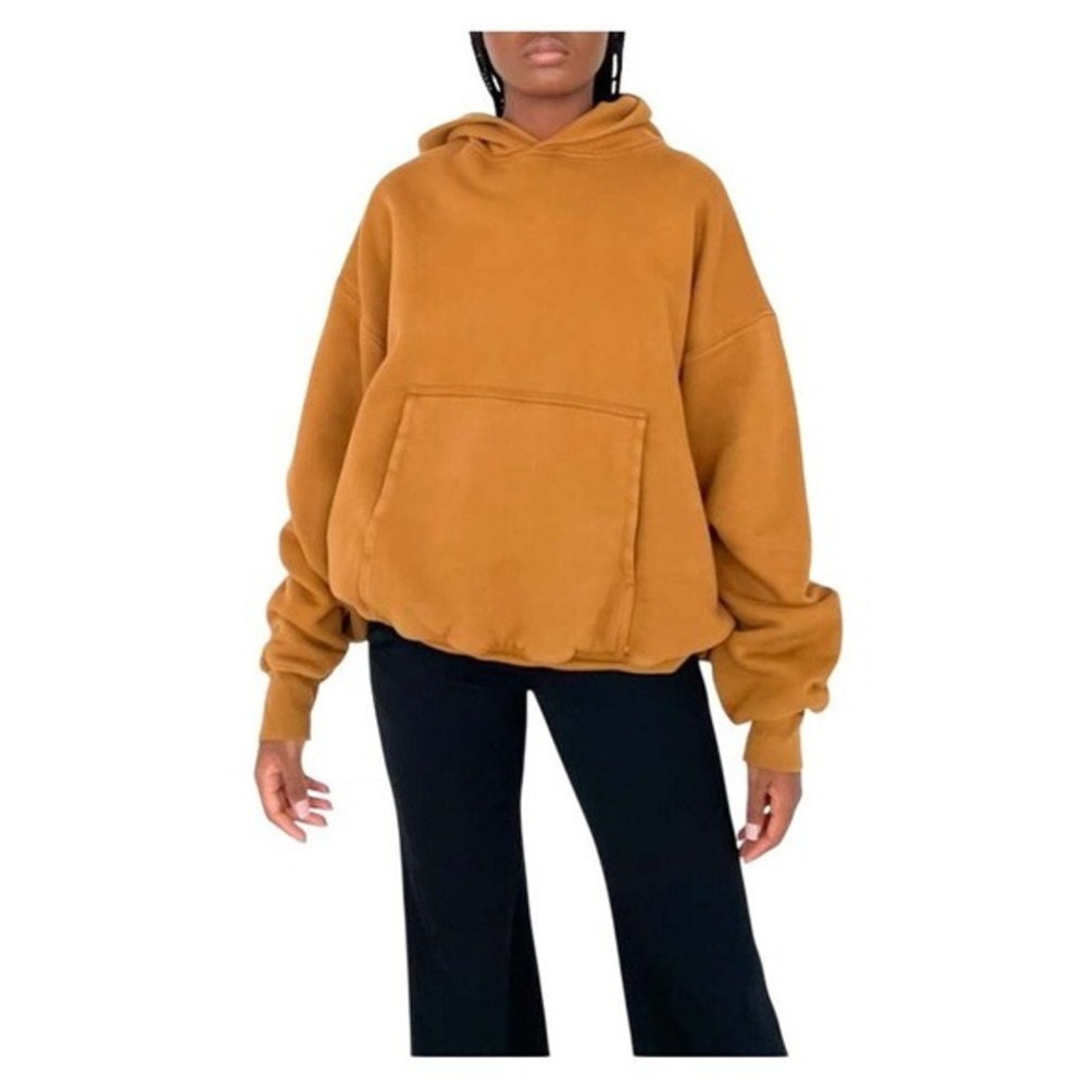 Yeezy Gap Perfect Hoodie Light Brown Double Layered‎ Sweatshirt YZY XS/S